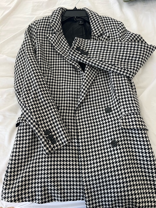 Rachel Zoe Jackets & Blazers - Rachel Zoe Black and White Houndstooth Blazer Coat